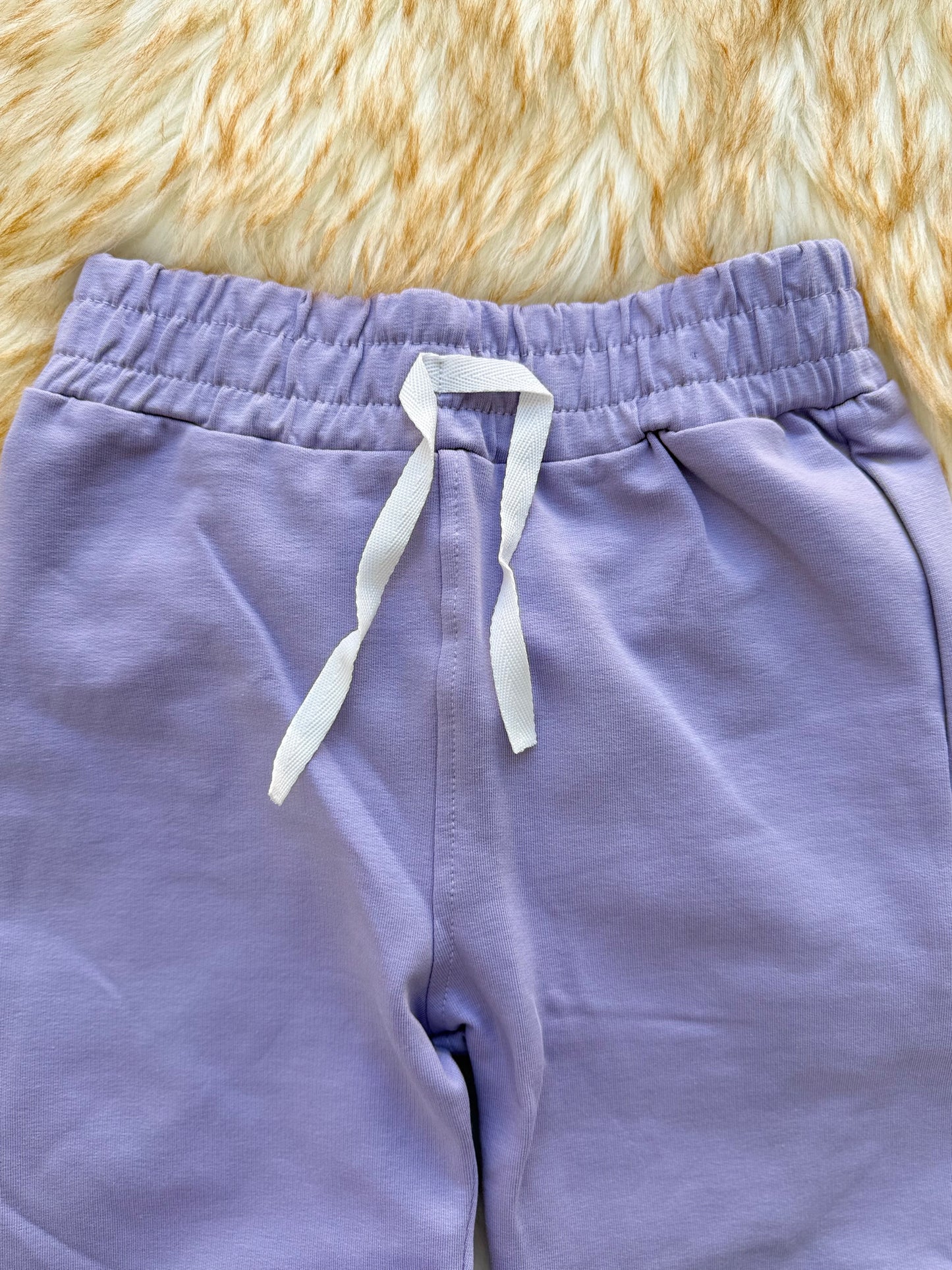 Ensemble fille violet avec motif licorne