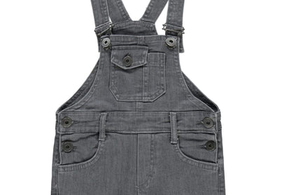 Salopette en jean gris
