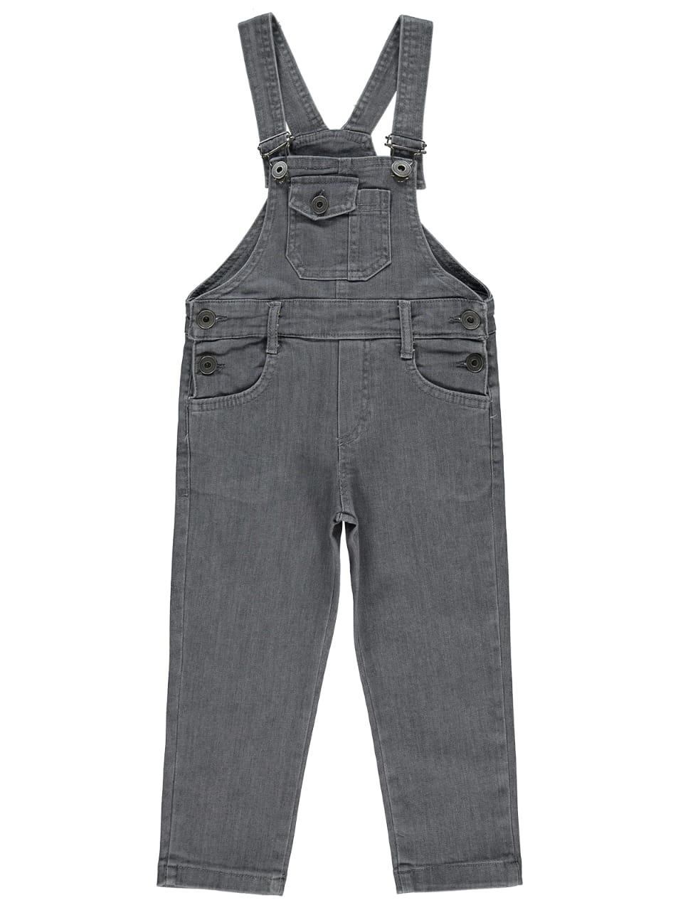 Salopette en jean gris