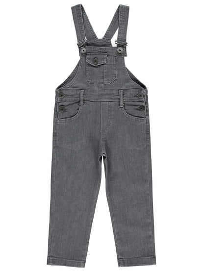 Salopette en jean gris